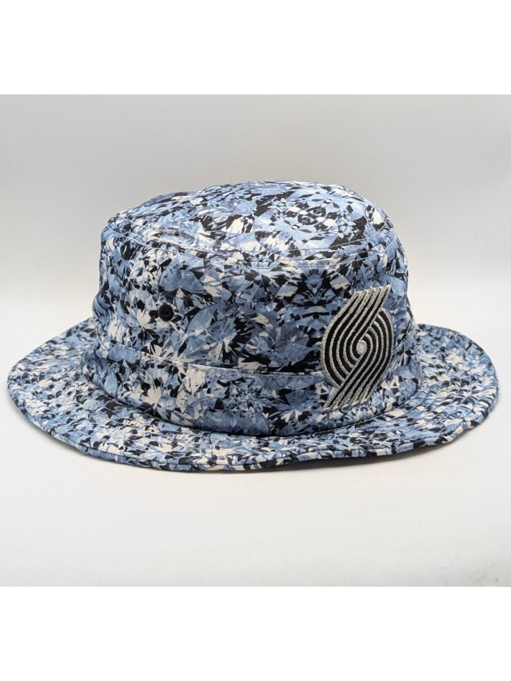 Adidas Portland Trail Blazers Diamond Print Bucket Hat Cap Size S/M Unisex NBA